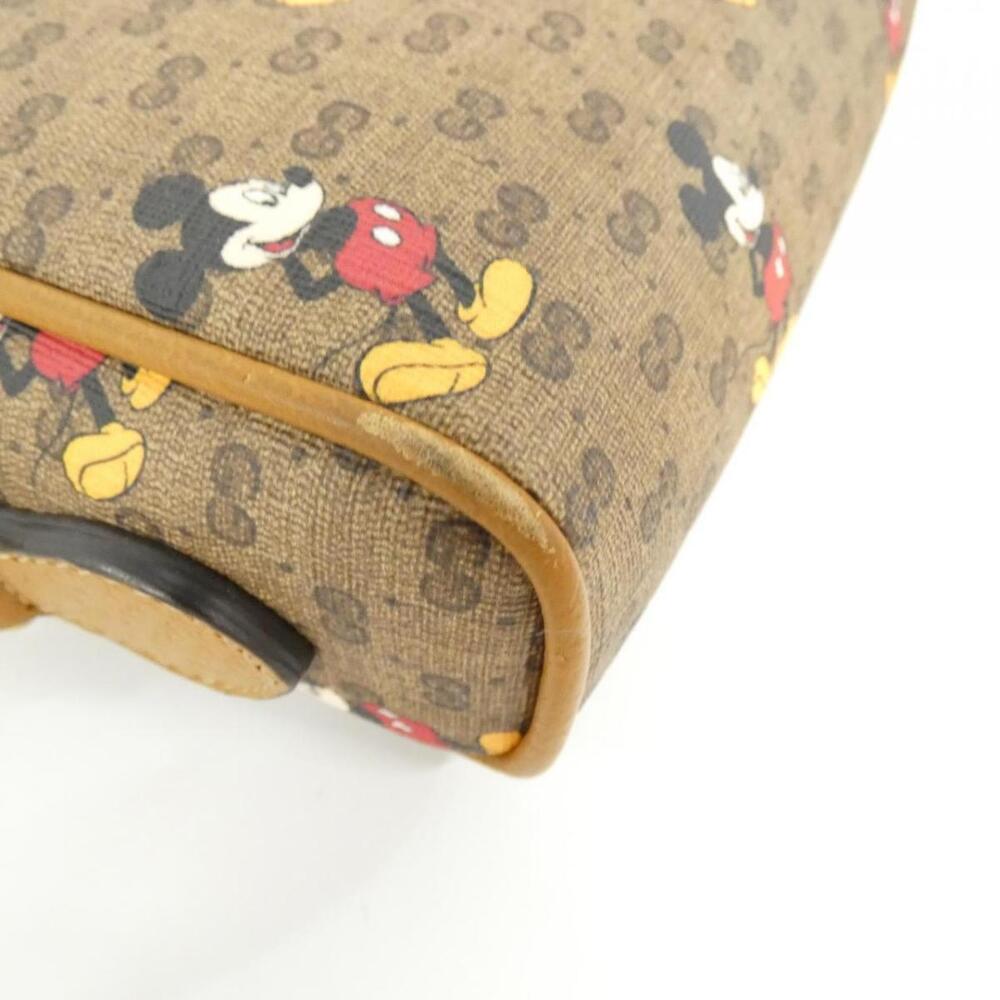 Gucci Disney Mickey Mouse shoulder bag GG supreme leather Brown - Picture 4 of 7